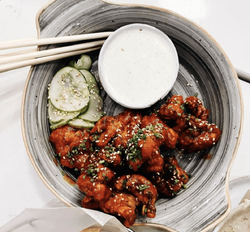 Honey Sriracha JFC Popcorn Chicken